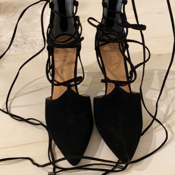 Anthropologie Lien Do ALMA Lace Up Pump - Picture 1 of 5